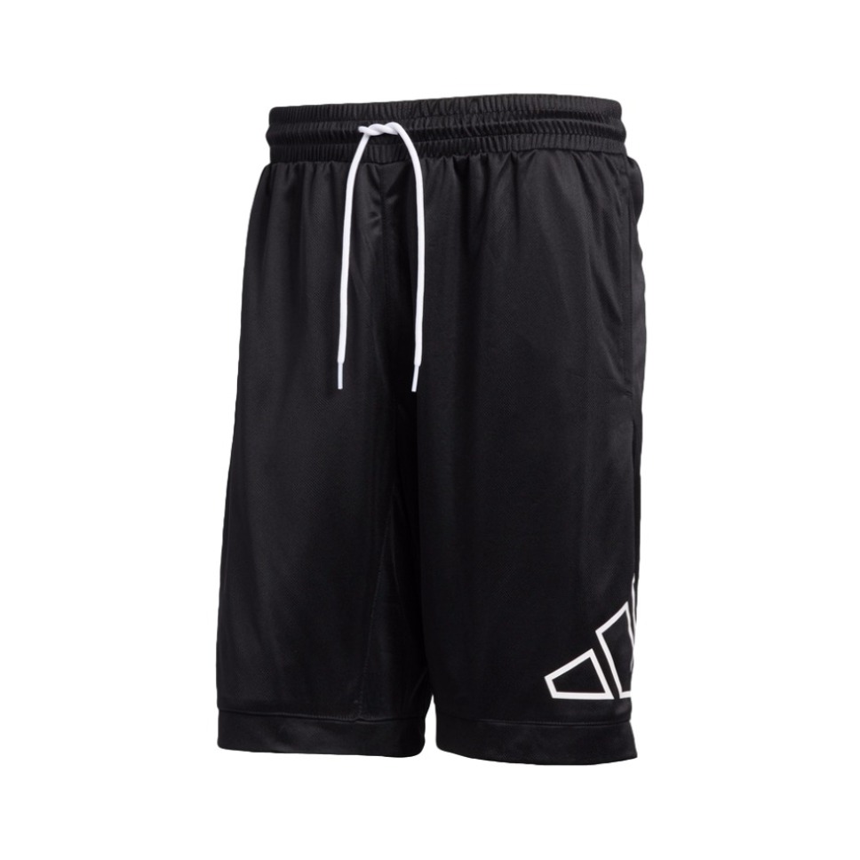 【爱德华兹同款】adidas 篮球系列 健身训练梭织透气速干五分运动短裤 GT3018