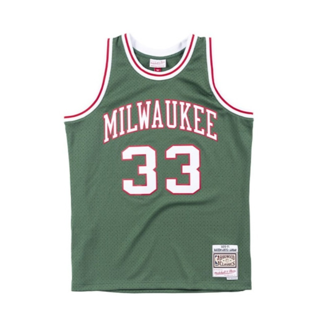Mitchell Ness 贾巴尔 雄鹿队 33号球衣