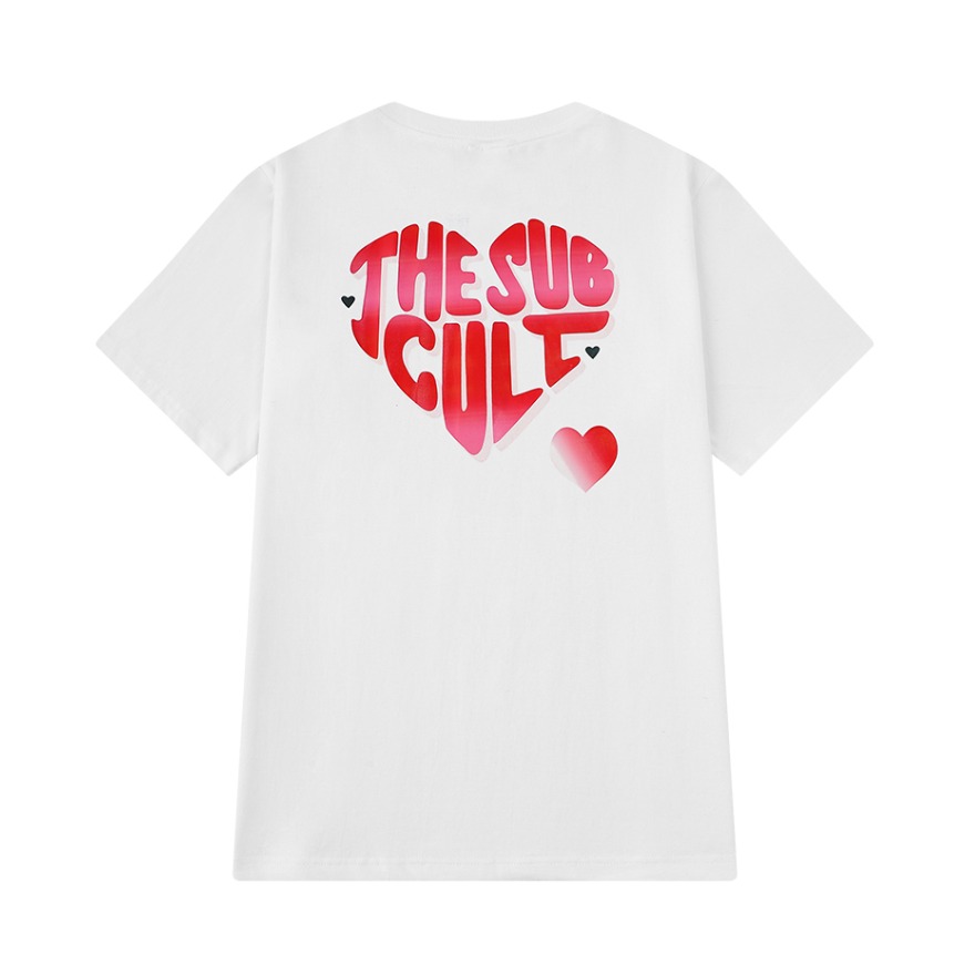 Nelly/小尼力 流宽松纯棉圆领短袖T恤 男女同款 THDX7472AH