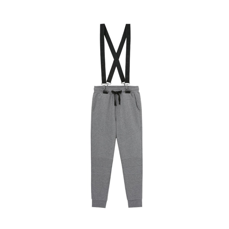 Meters Bonwe 显瘦背带束脚运动裤 男女同款 249342