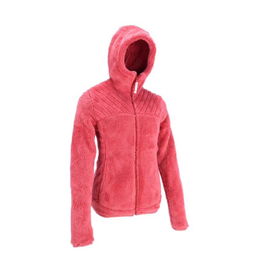 Decathlon 摇粒绒珊瑚绒加厚休闲长袖连帽夹克 8527390
