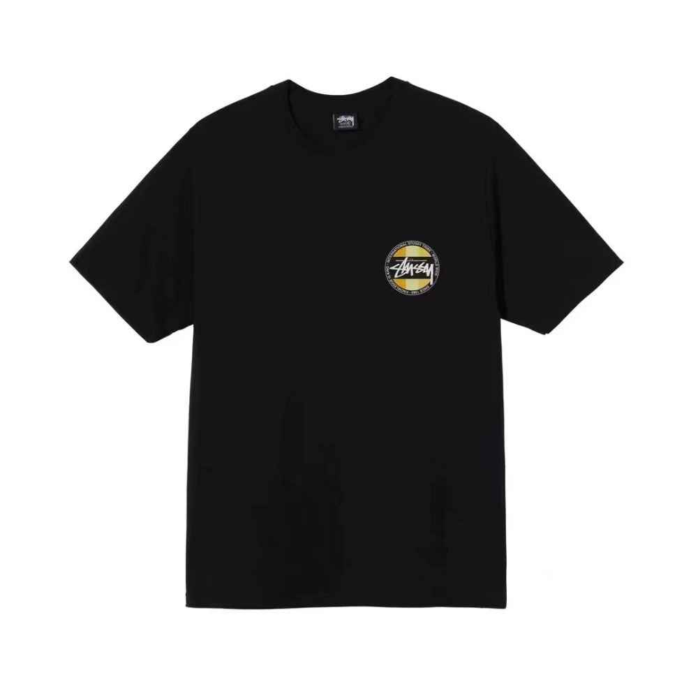 Stussy 经典图案拉斯塔印章短袖T恤 男女同款