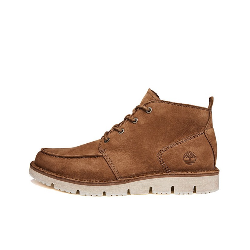 推荐商品：Timberland/添柏岚 Chukka 磨砂皮革 中帮 耐磨 防水 舒适休闲 时尚 踢不烂 马丁靴 中帮/棕色