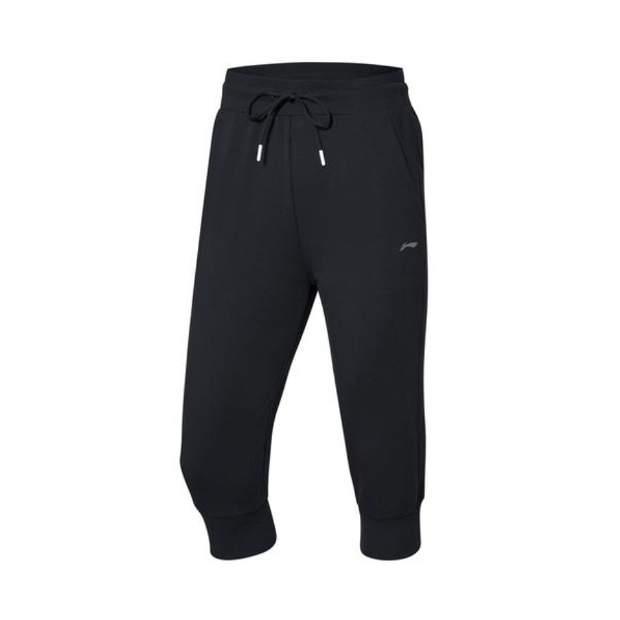 Li Ning 速干松紧休闲透气运动长裤 女装 AKQP022