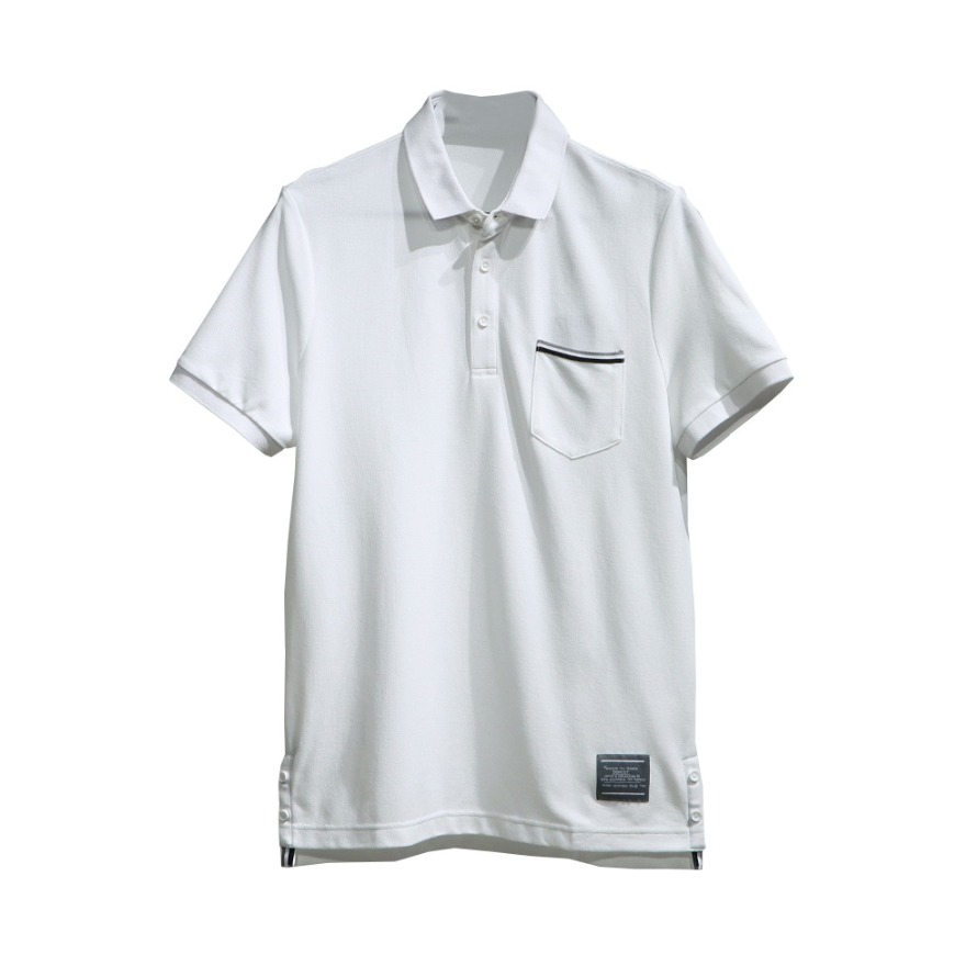 PEACEBIRD 时尚百搭短袖POLO衫 B1DBB2524