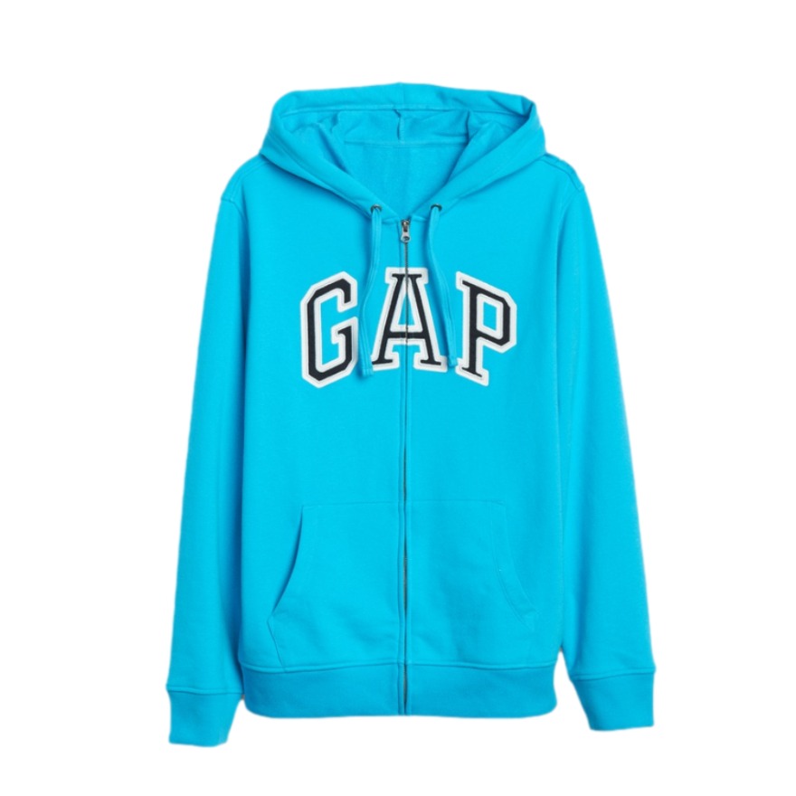 Gap LOGO时尚拉链连帽衫 567863