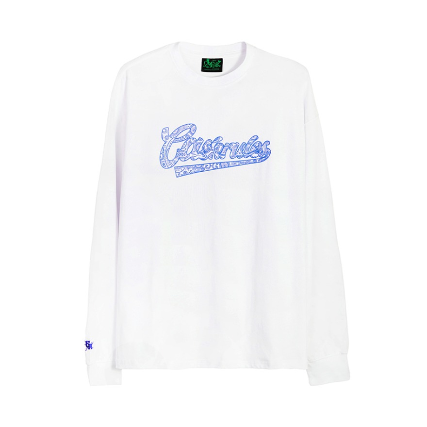 CR/CASHRULES 腰果花潮牌经典LOGO长袖T恤 男女同款 CR21-201#