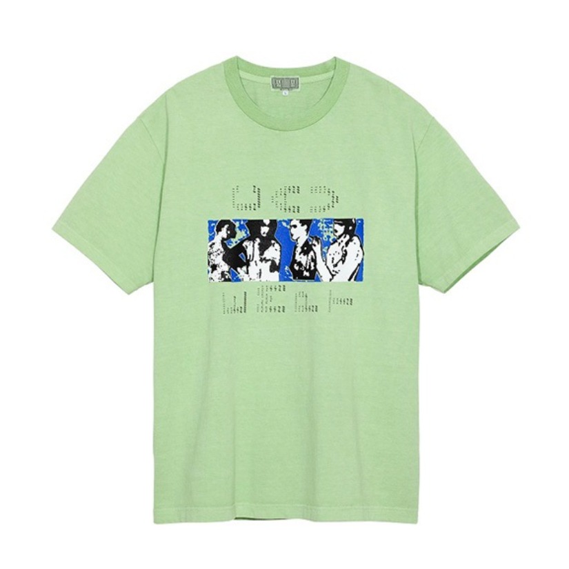 C.E/Cav Empt Overdye 人物图案印花圆领短袖T恤 男女同款