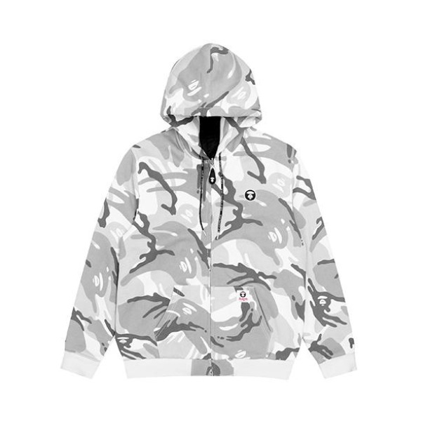 Aape 撞色字母印花拼接双面穿夹克 7430