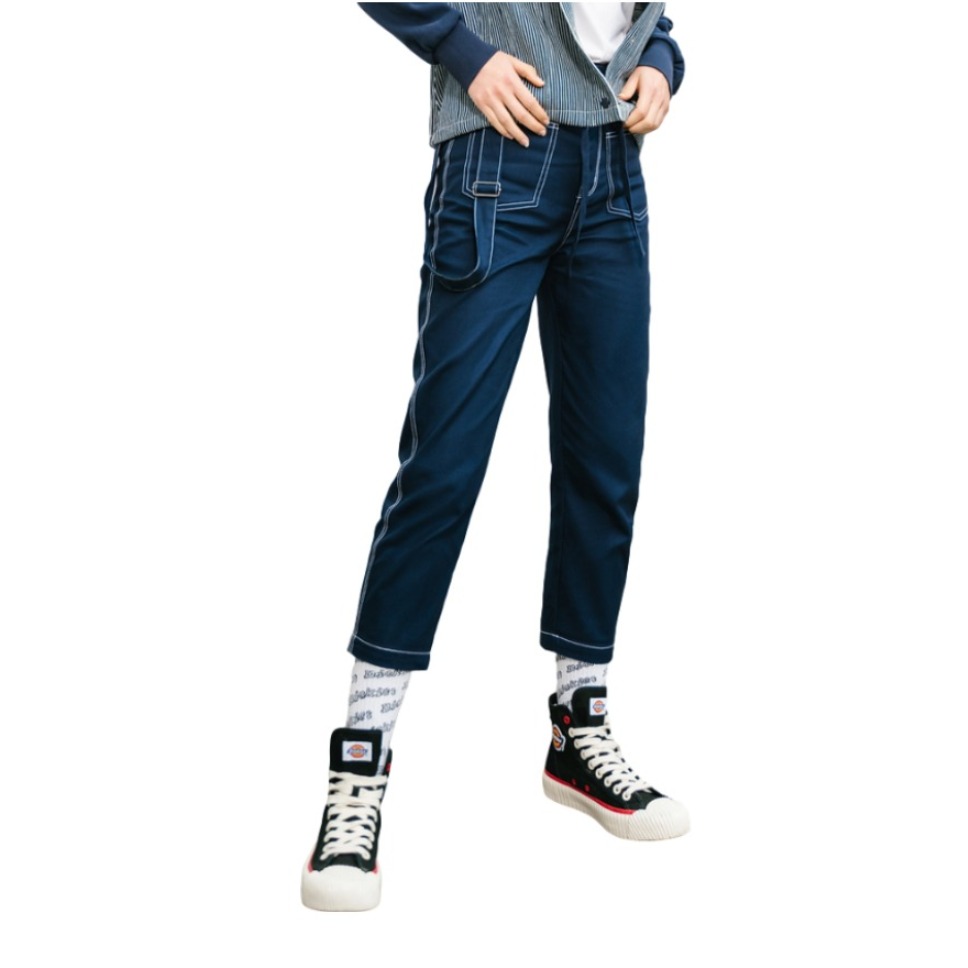Dickies 可脱卸背带斜纹工装裤 DK008830