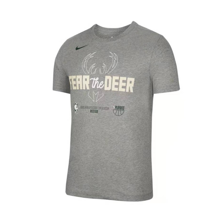 Nike 密尔沃基雄鹿队运动短袖T恤 DR0090