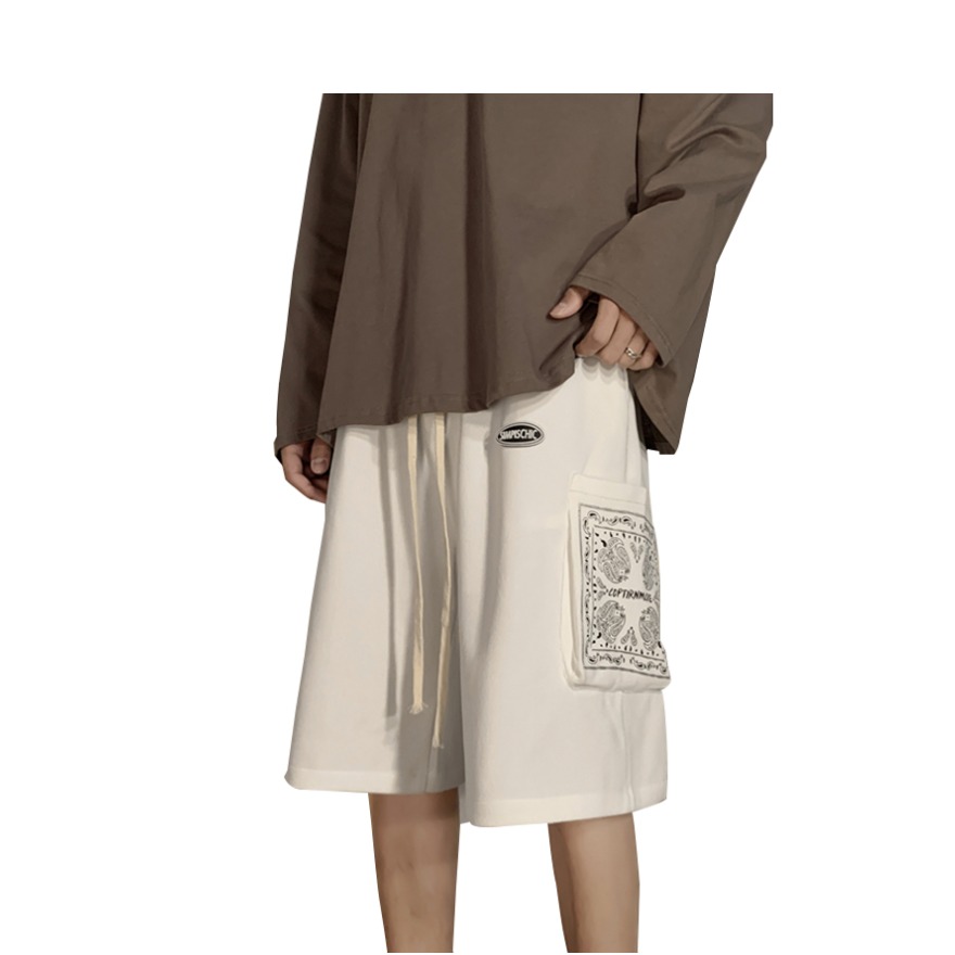 Nelly/小尼力 腰果花宽松痞帅五短裤 HZZ050085CYCX