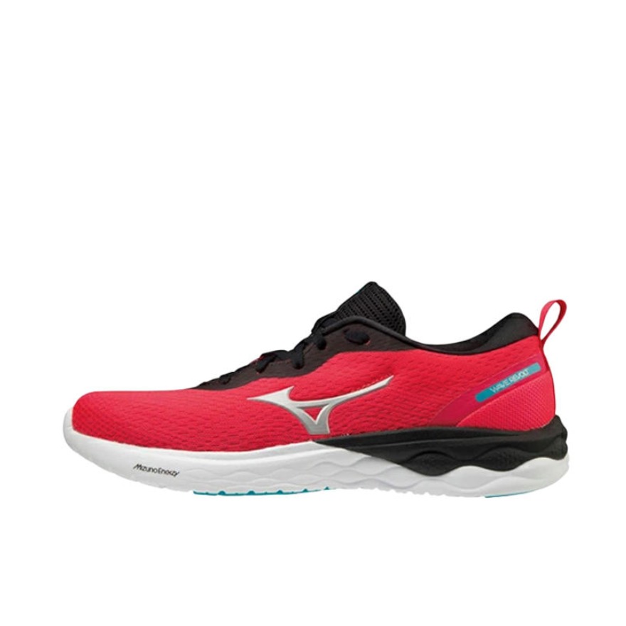 推荐商品：Mizuno/美津浓 Wave Revolt 减震耐磨 防滑耐磨 轻便透气 织物 跑鞋 红色