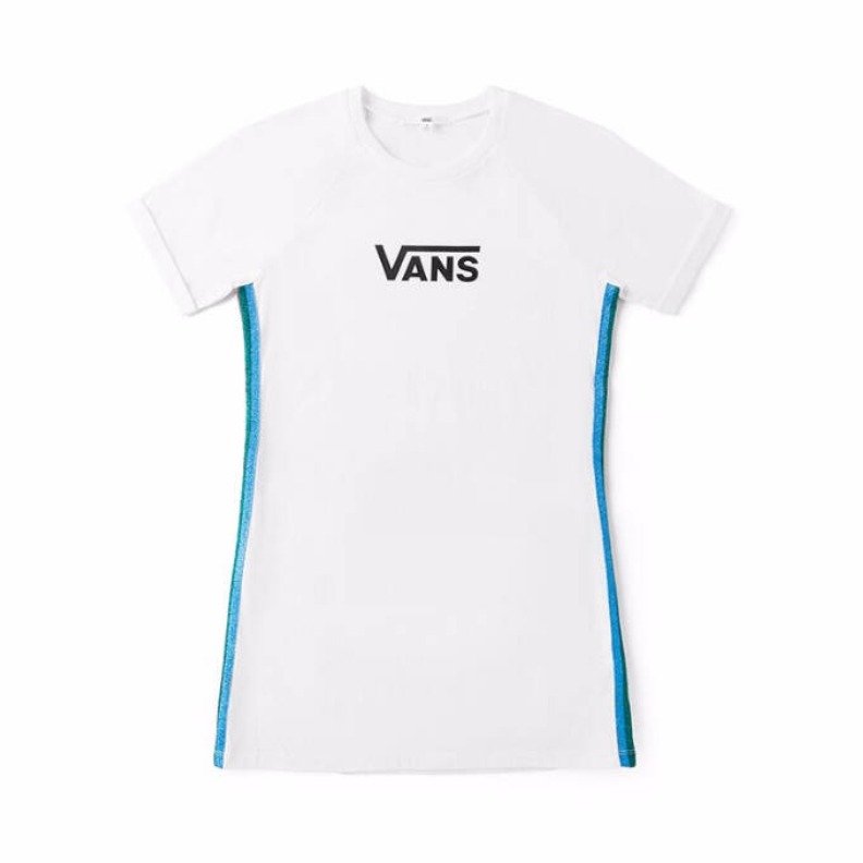 Vans 休闲透气侧边条纹圆领T恤 男女同款 VN0A4OSGBLK