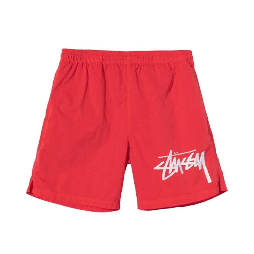 Stussy x Nike 联名款大logo水印运动沙滩短裤 男女同款 CT4315