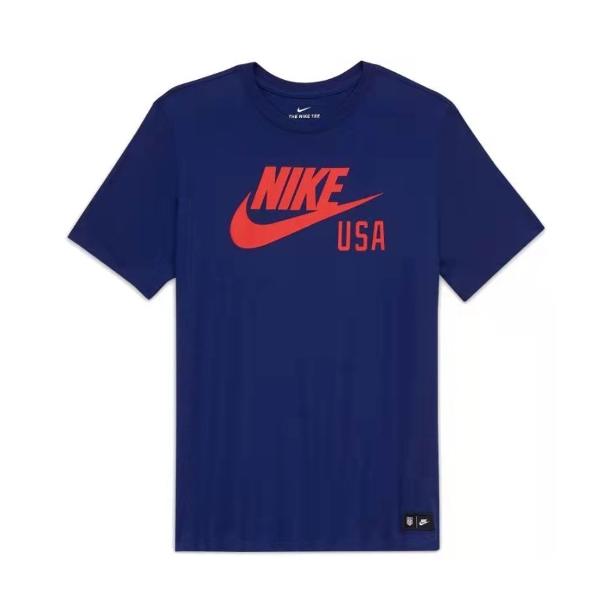 Nike 纯棉圆领柔软拼色短袖T恤 CD1426