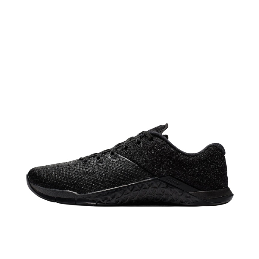 推荐商品：Nike Metcon 4 减震回弹 防滑耐磨 轻便透气 深蹲 训练鞋 Triple Black 纯黑