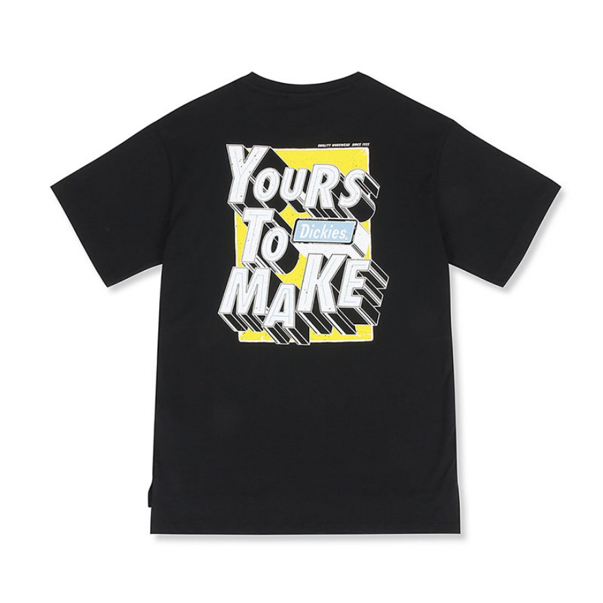 Dickies 插画图案圆领短袖T恤 男女同款 TST768