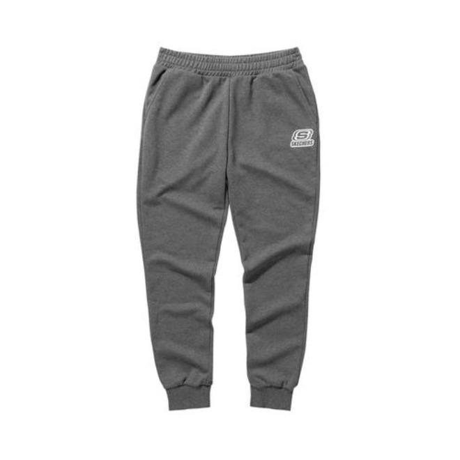 Skechers 收口小脚束脚针织运动长裤 男女同款 L121W211