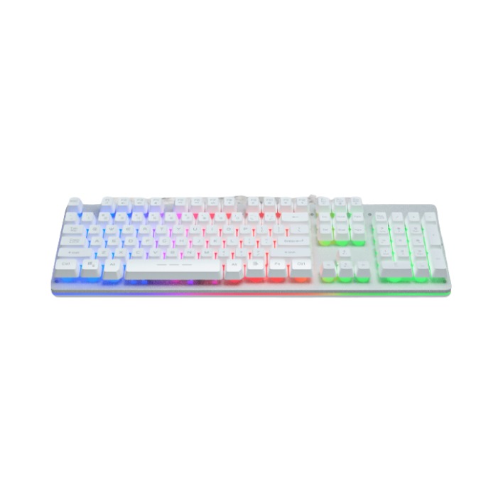HP/惠普 K500 彩虹背光 有线薄膜键盘 104键