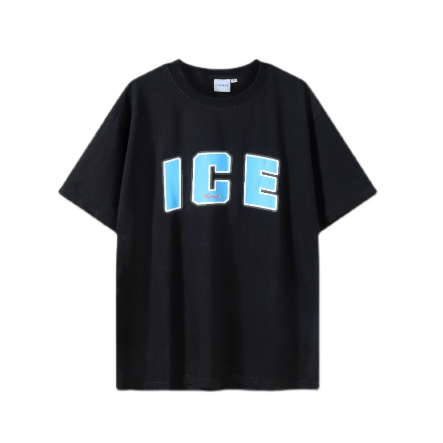ICEREVERIE 印花纯棉休闲短袖T恤 