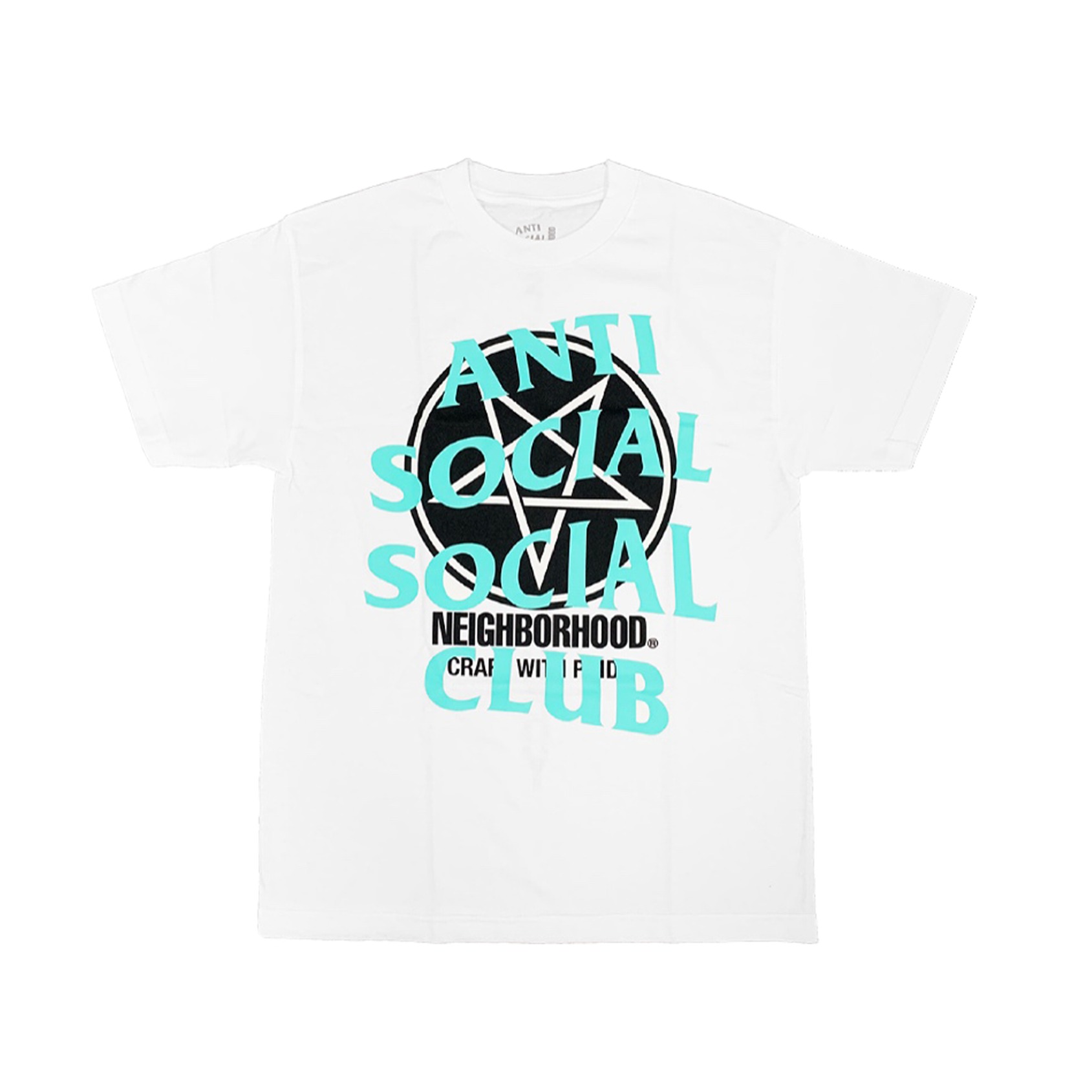 ASSC x NEIGHBORHOOD 联名款 turbo TEE 骷髅圆领短袖T恤 男女同款