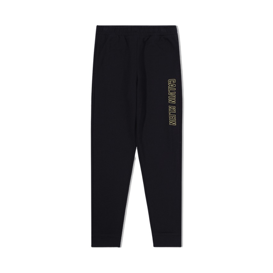 Calvin Klein PERFORMANCE 纯棉logo印花针织运动长裤 4MS0P695