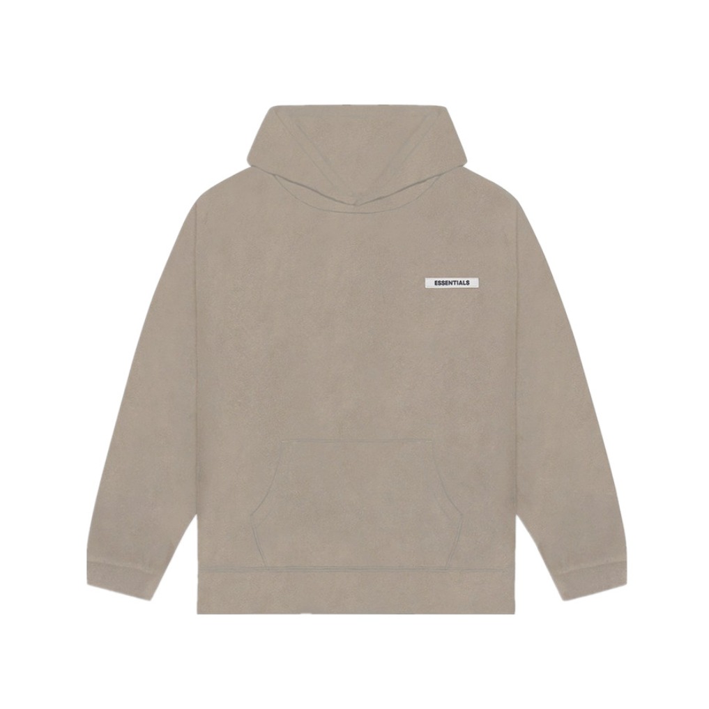 Fear Of God Essentials 副线 Polar Fleece Hoodie 摇粒绒连帽纯色长袖卫衣 男女同款