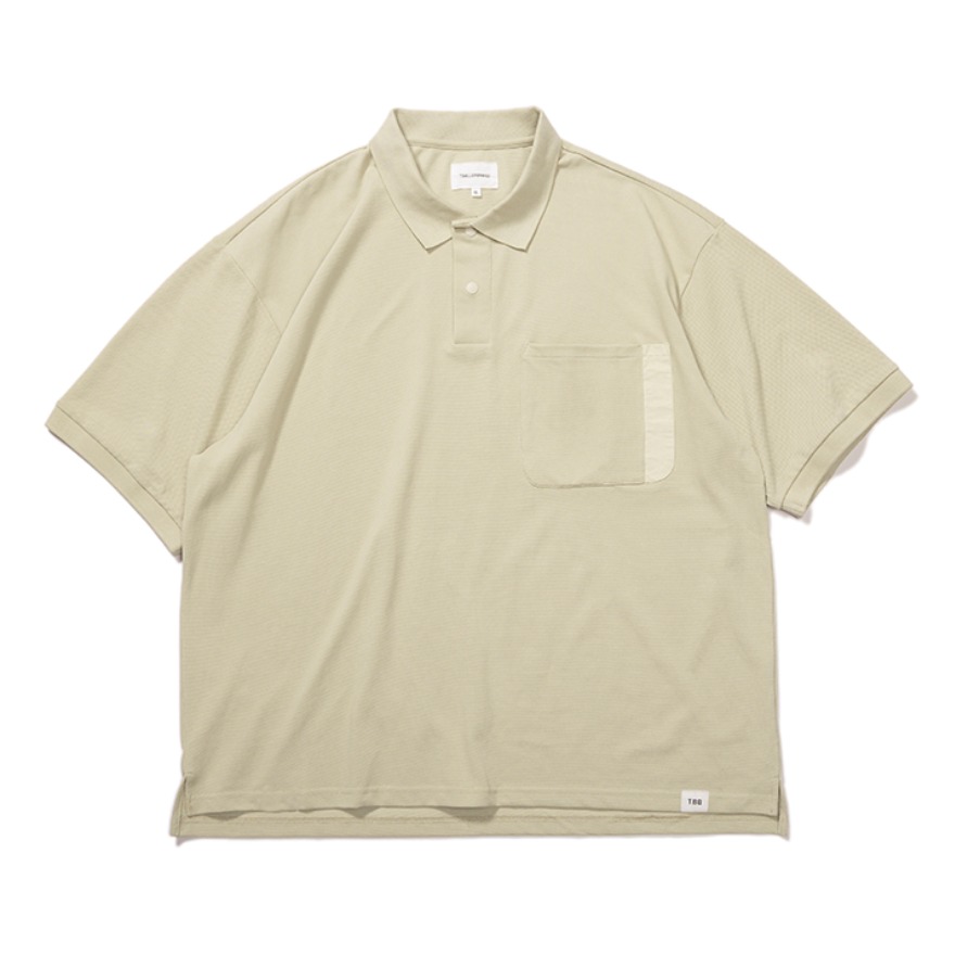 TBALLER 口袋polo衫翻领落肩短袖 TBA -011
