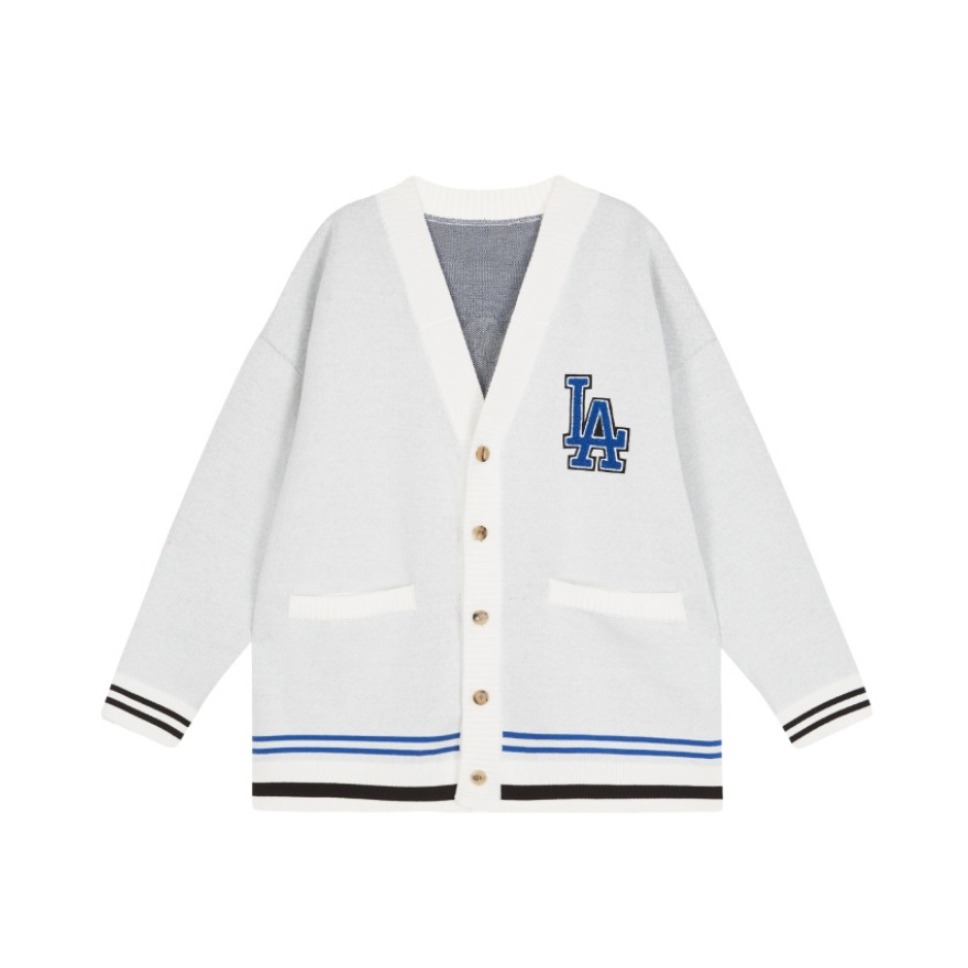 MLB x 泫雅DISNEY 联名米老鼠休闲纯棉针织毛巾绣夹克 男女同款 31KTK1011