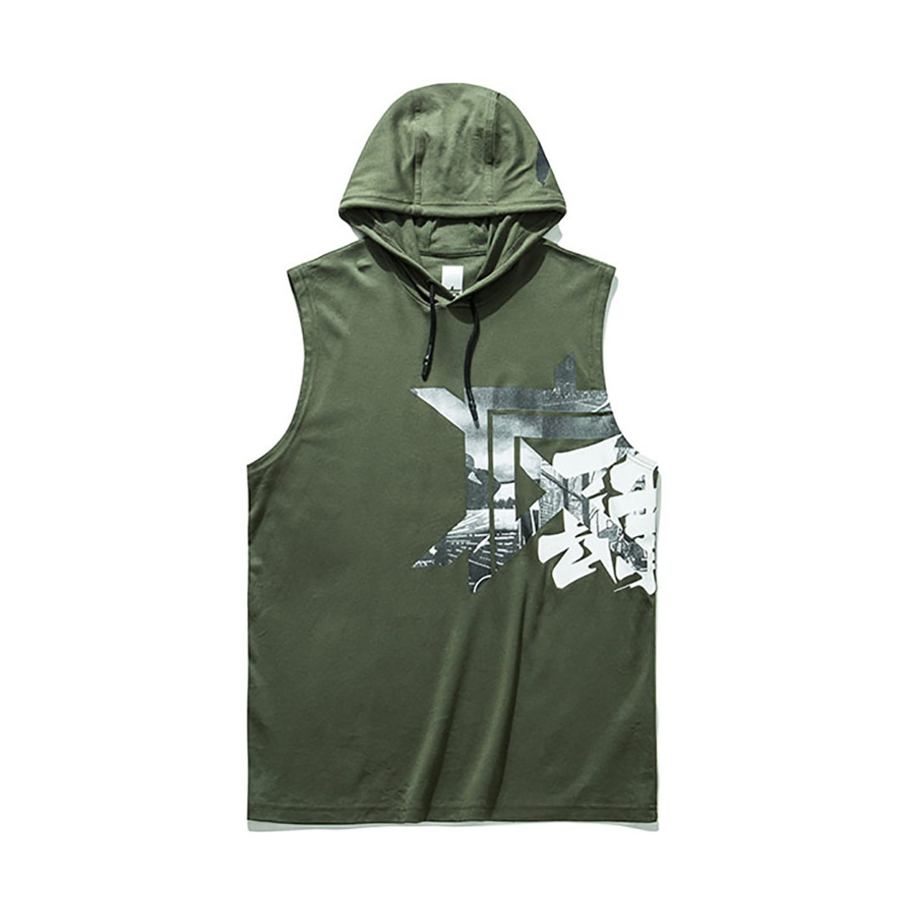 Anta 要疯系列 运动透气连帽无袖背心 男 152031140