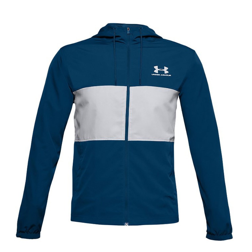 Under Armour Sportstyle Wind训练连帽拉链夹克 男女同款 1329297