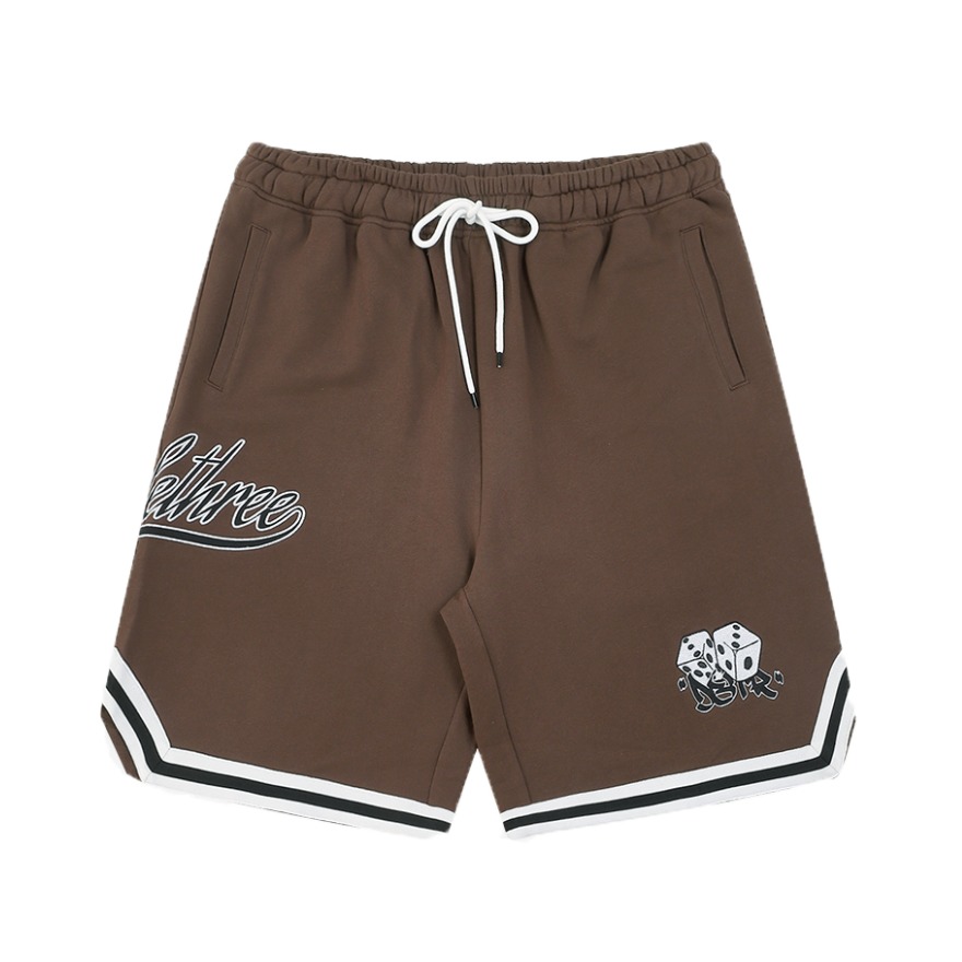 404MOB支线DBTR 高街嘻哈刺绣运动短裤 男女同款 BB00483RH