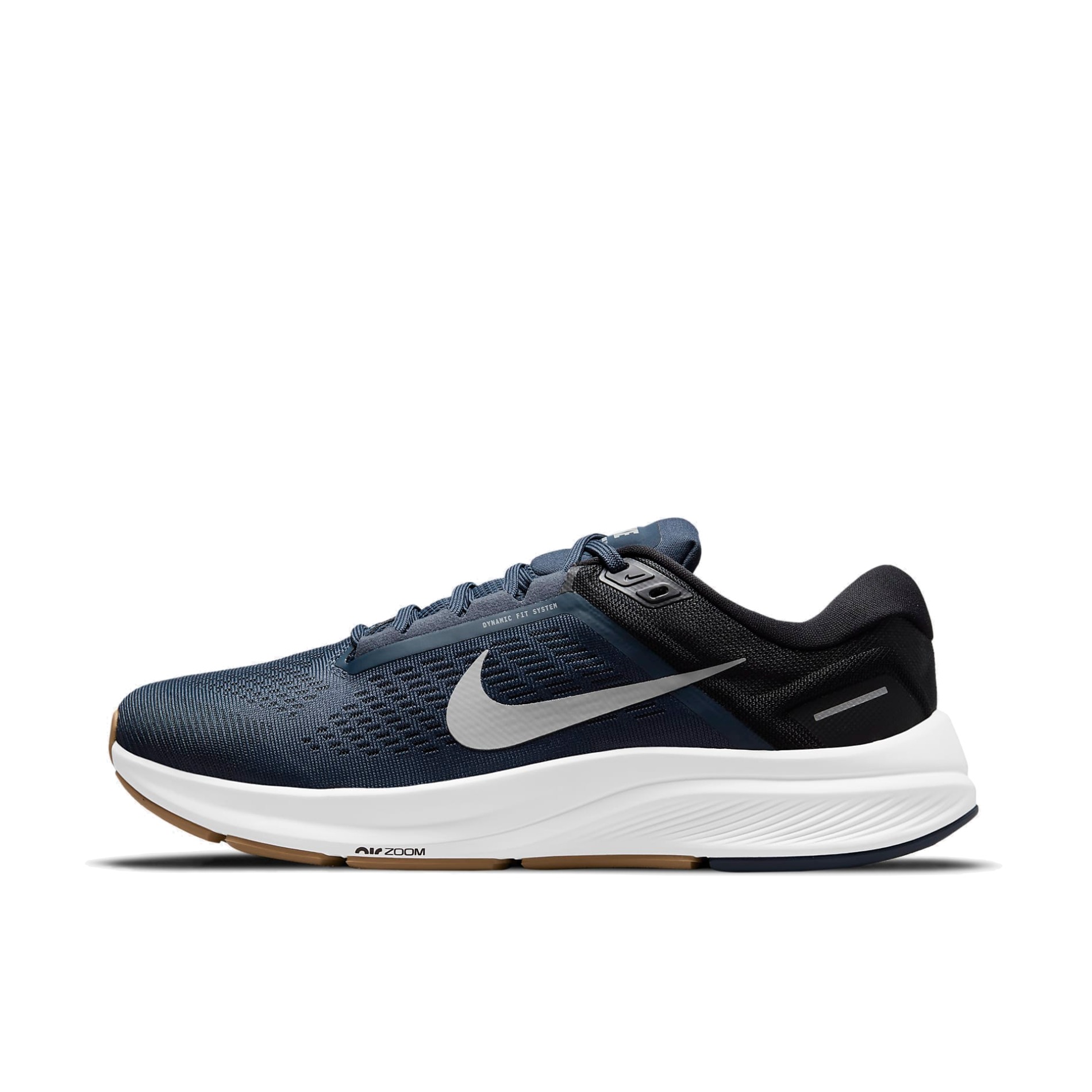 推荐商品：Nike Air Zoom Structure 24 跑鞋 碳板缓震轻便防滑耐磨织物回弹 蓝色
