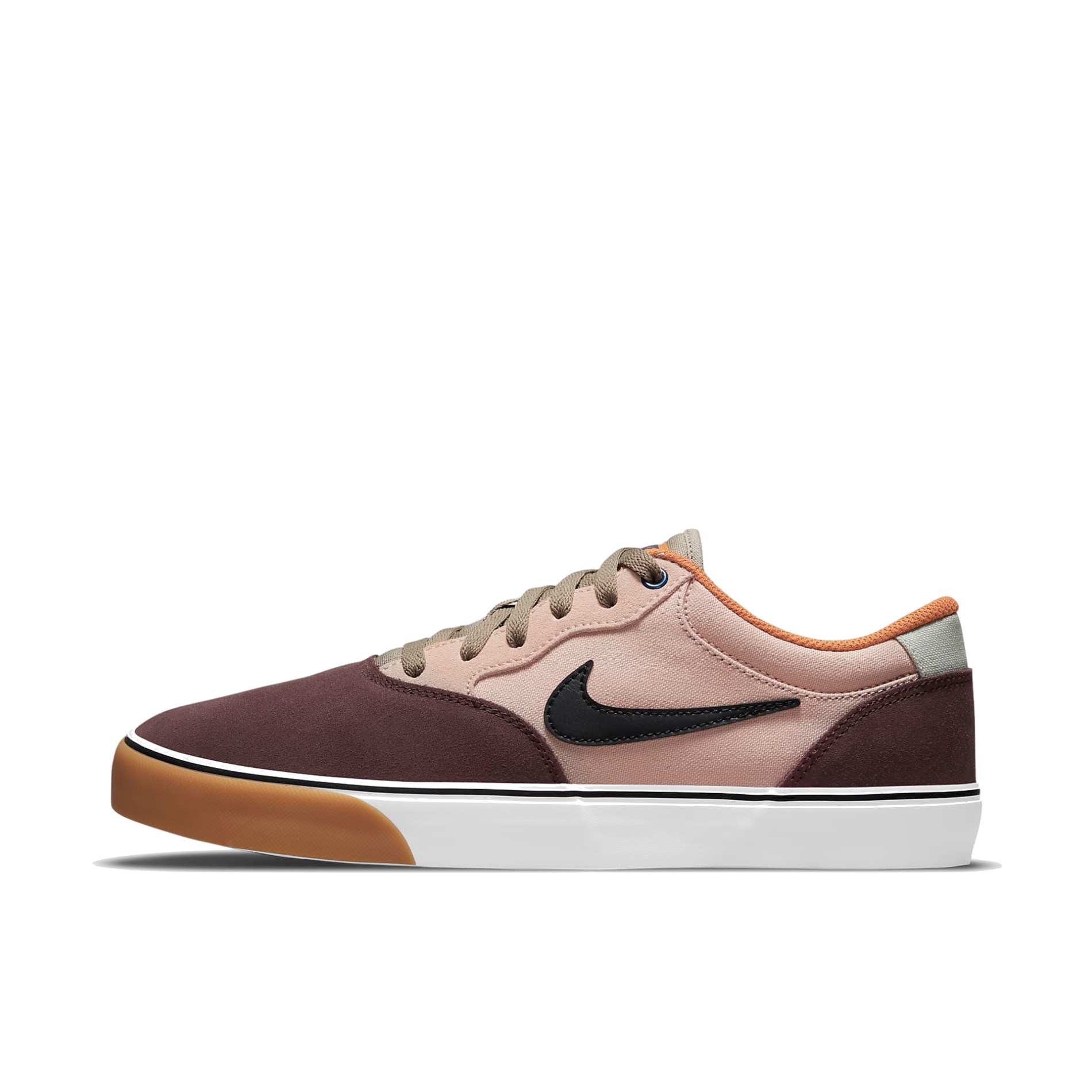 推荐商品：Nike SB Chron 2 薄底鞋 滑板鞋 板鞋 时尚百搭防滑耐磨缓震休闲 暗红/粉色