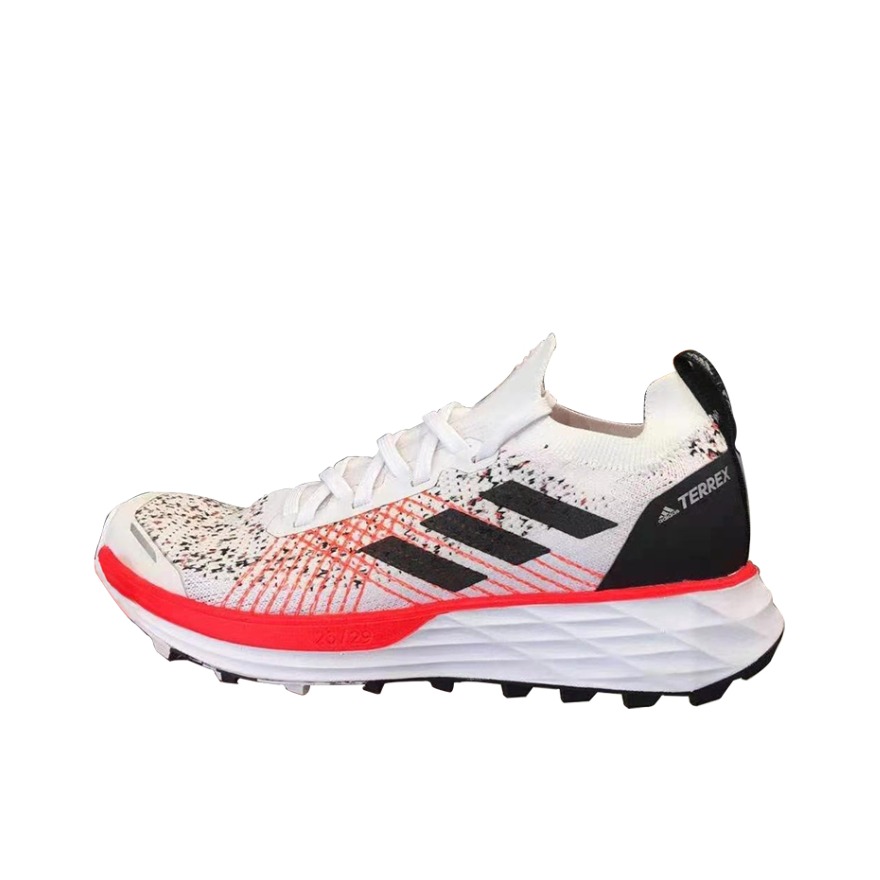 推荐商品：adidas Terrex Two Parley Trail 跑鞋 轻便透气防滑耐磨运动休闲户外马拉松 橙色/白色/黑色