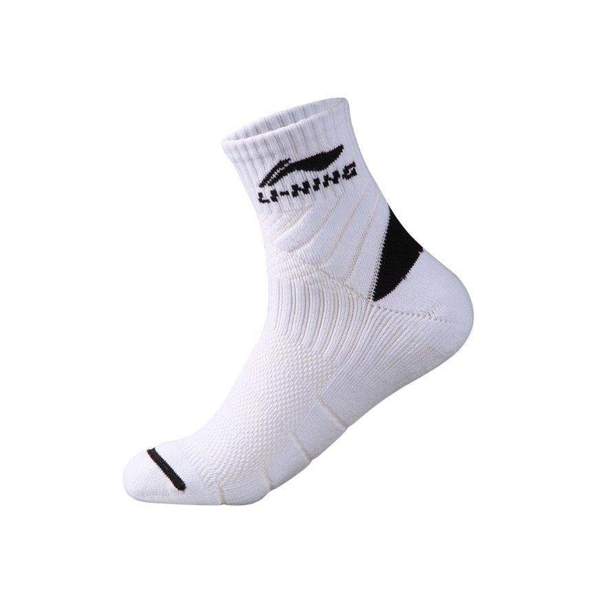 Li Ning/李宁 男士中筒篮球纯棉加厚吸汗防臭袜足球袜 AWSM313