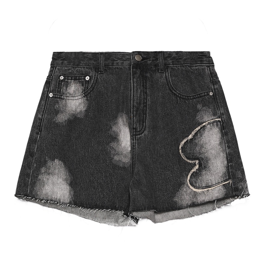 Paul Frank 女装 百搭复古时尚牛仔短裤 PFCSP212683W