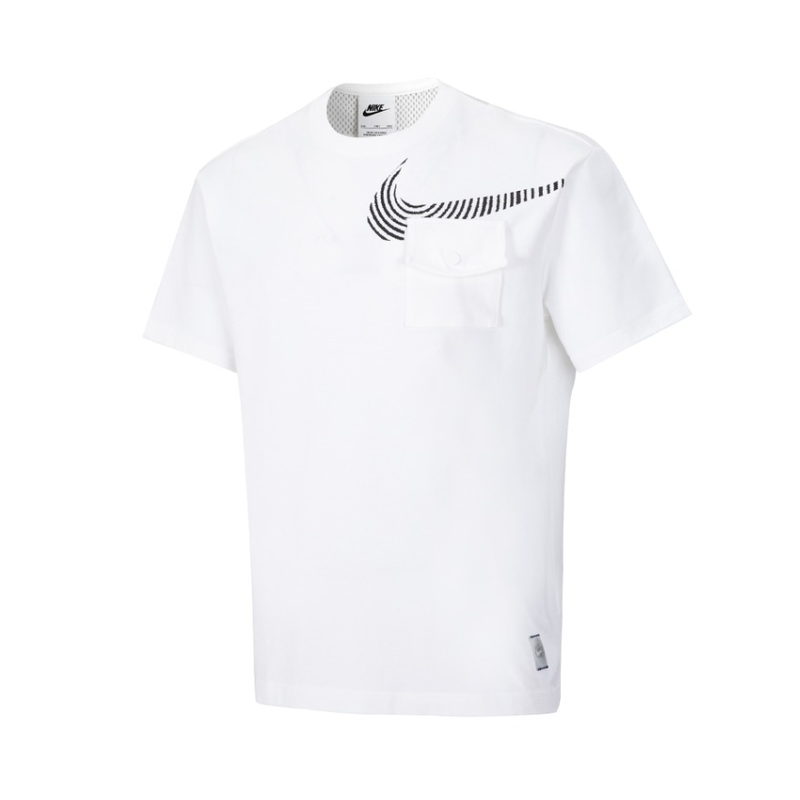 Nike 大勾口袋宽松运动训练健身圆领短袖T恤 DM7898