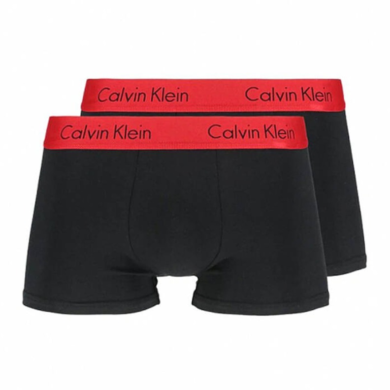 Calvin Klein 中腰舒适透气平角内裤两条装 NB1463