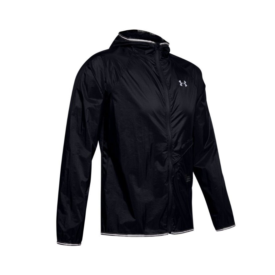 Under Armour 跑步健身梭织速干连帽夹克Qualifier 男女同款 1326597