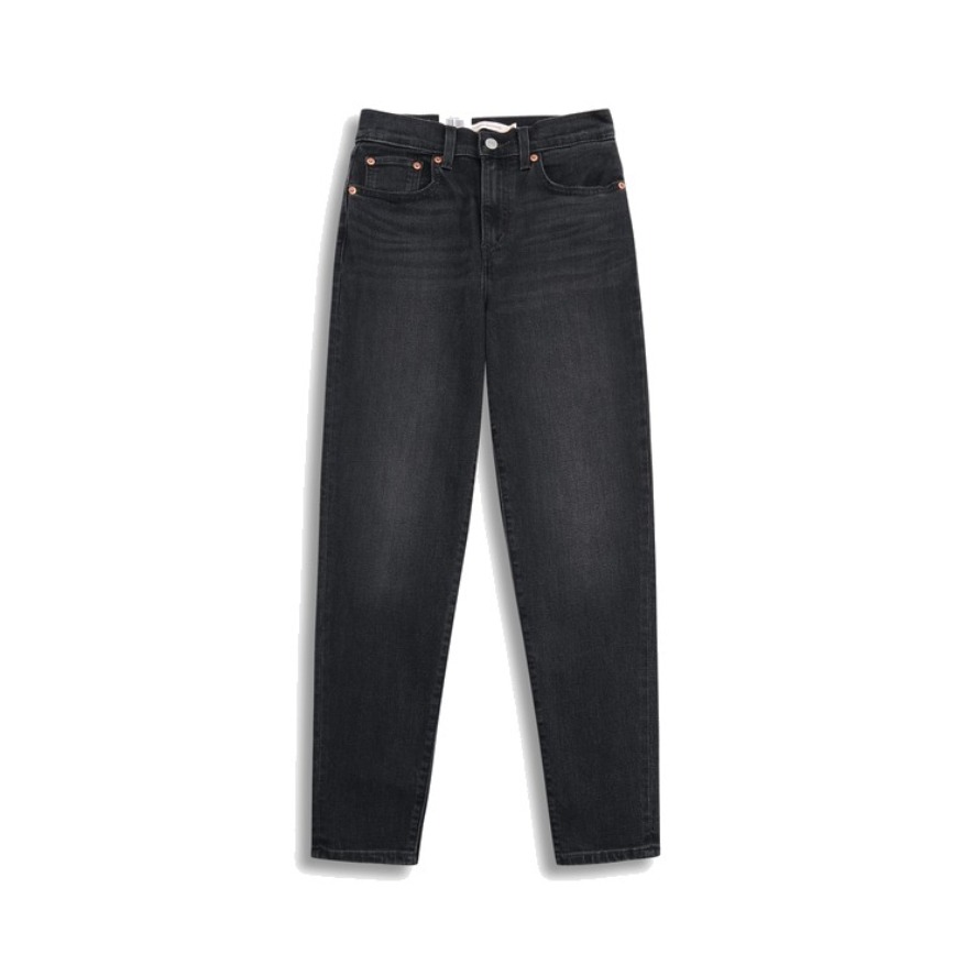 Levi's 男友风冬暖系列修身高腰直筒锥形牛仔裤 女装 85873-0031