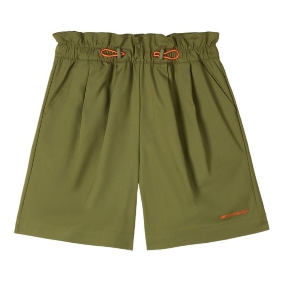 New Balance 系绳松紧宽松休闲梭织运动短裤 男女同款 AWS12307