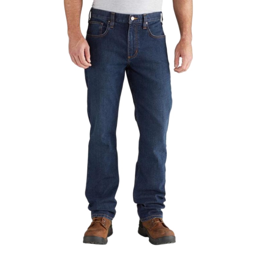 Carhartt 休闲商务拉链直筒牛仔长裤 102804