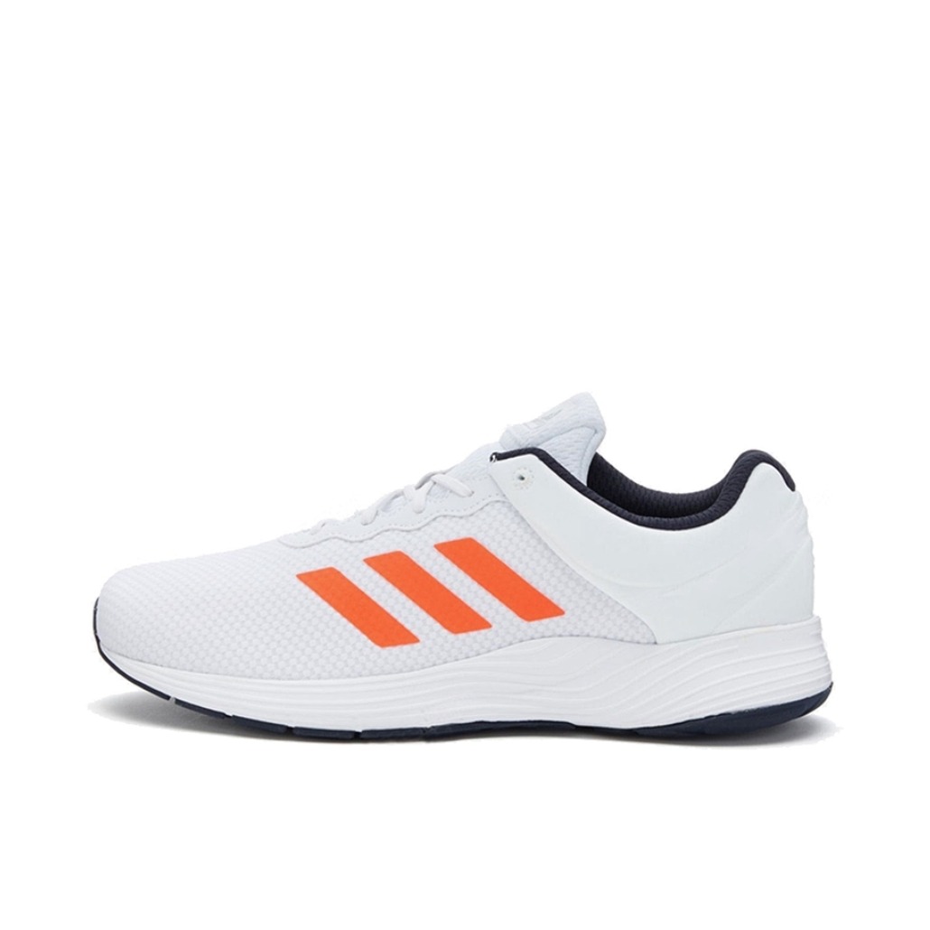 推荐商品：adidas Fluidcloud 17 舒适透气 防滑耐磨 轻便减震 马拉松 跑鞋 白橙