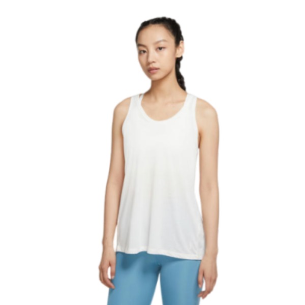 Nike 女装 YOGA DRI-FIT  速干针织透气无袖T恤 DD5595