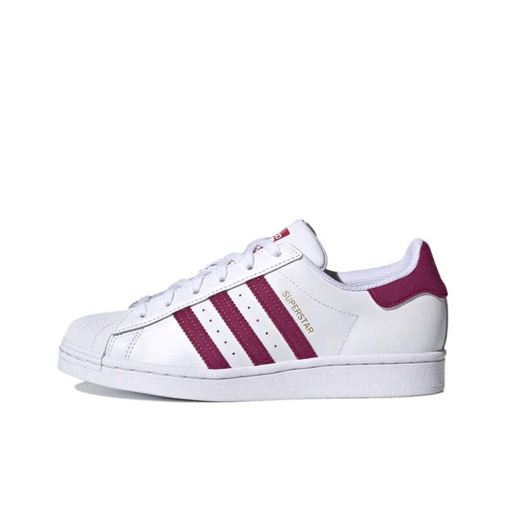 推荐商品：【宋雨琦同款】 adidas Originals Superstar 板鞋 轻便贝壳头薄底舒适百搭耐磨 白色/能量粉/粉