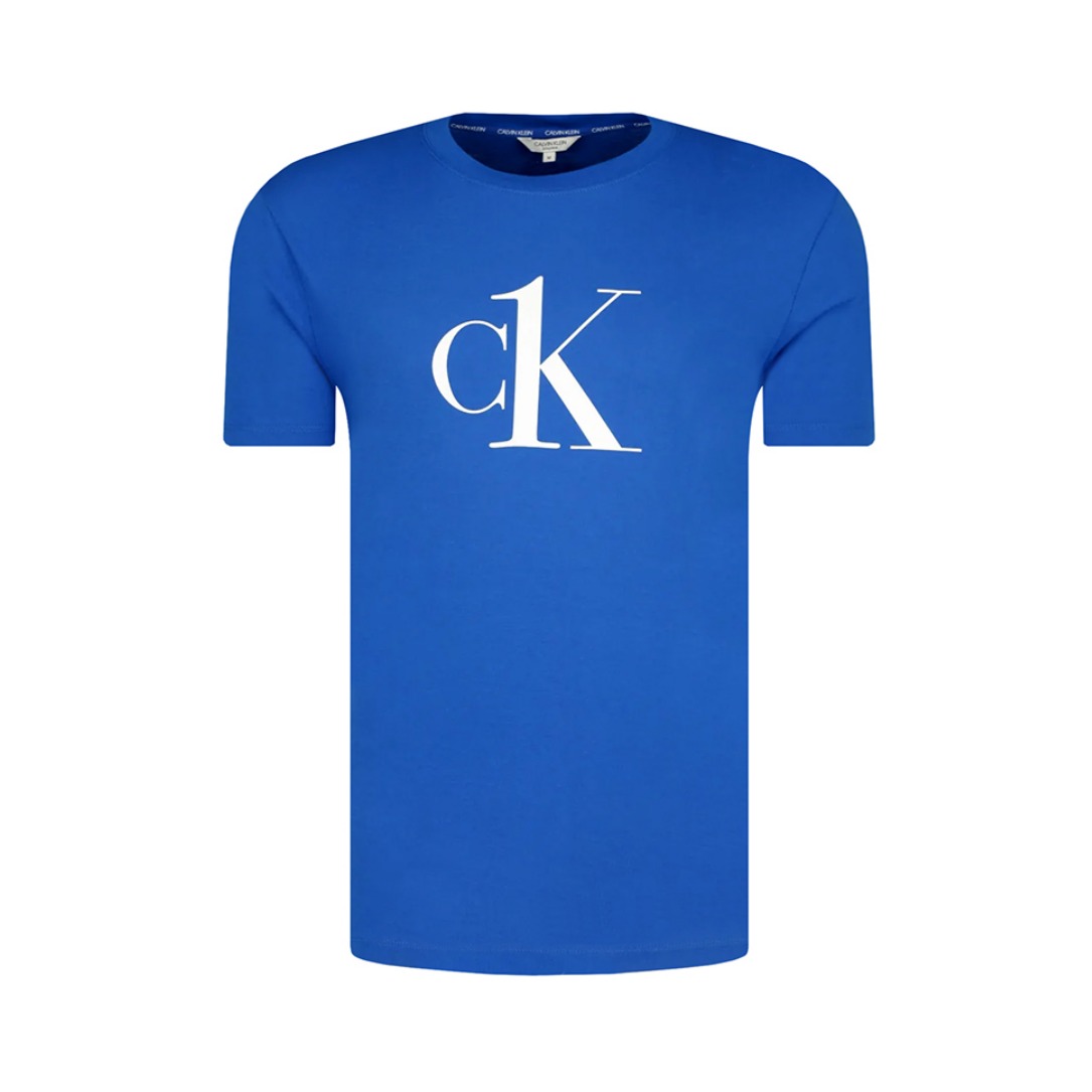 Calvin Klein 字母休闲圆领短袖T恤 KM0KM00646 98950