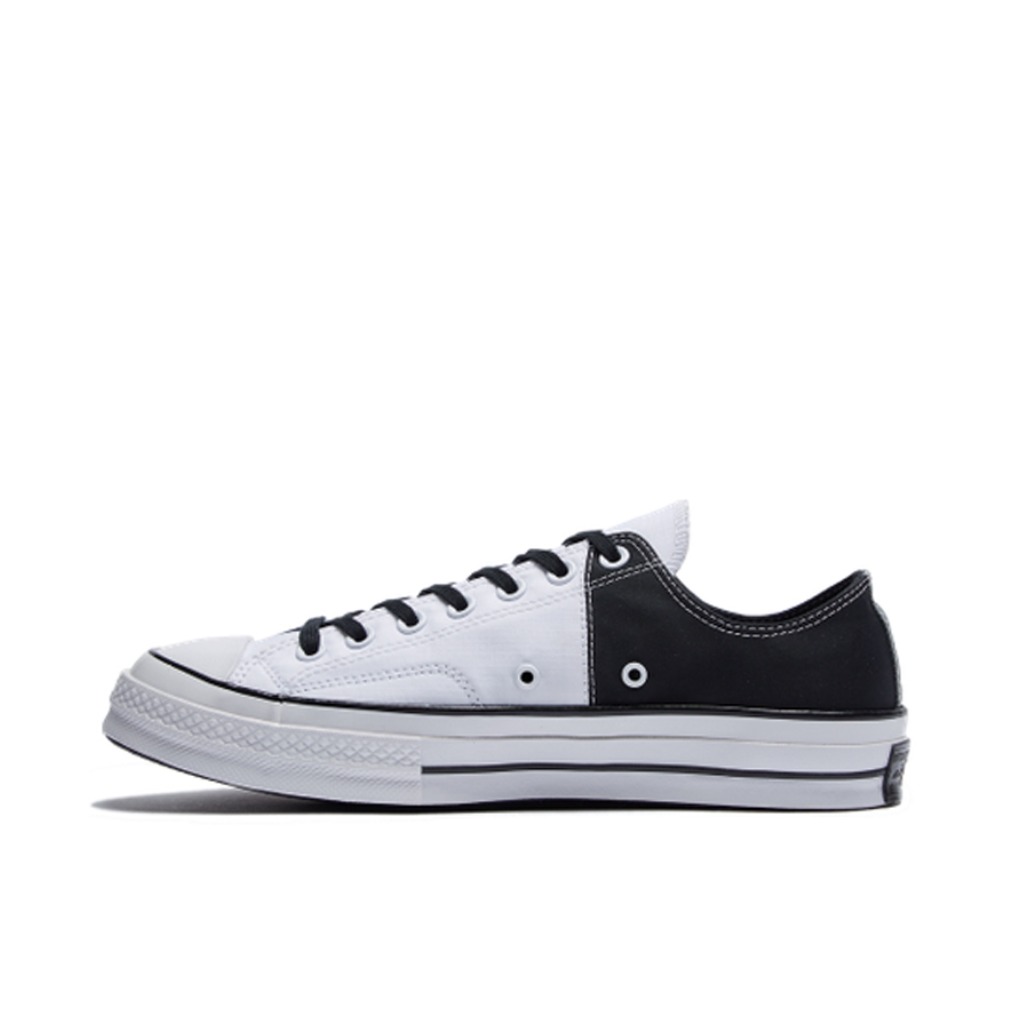 推荐商品：Converse/匡威 1970s 帆布鞋 圆头防滑经典复古轻便时尚拼接百搭 low Black/White 黑白拼接