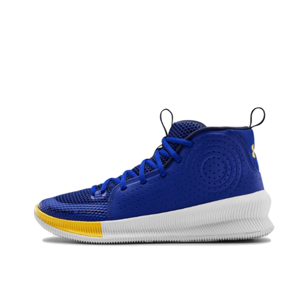推荐商品：Under Armour/安德玛 UA Jet 防滑耐磨 实战透气 圆头 篮球鞋 蓝色/白色